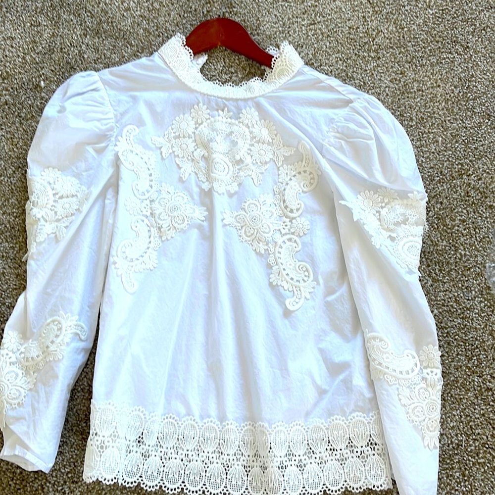 Zara white shirt